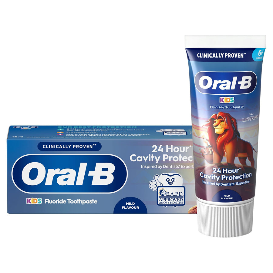 Oral-B Kids Fluoride Toothpaste: Mild Flavour 6+ Months 60ml