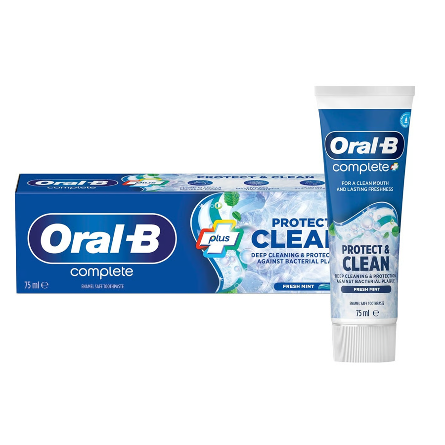 Oral-B Complete Plus Protect & Clean Toothpaste: Fresh Mint 75ml