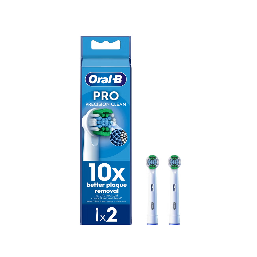 


      
      
      

   

    
 Oral-B Pro Precision Clean Replacement Heads (2 Pack) - Price