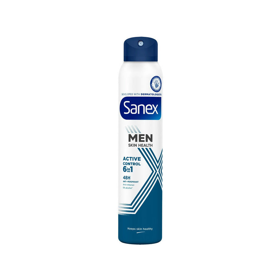 Sanex Men Skin Health Active Control 6 in 1 72H Anti-Perspirant Spray 200ml