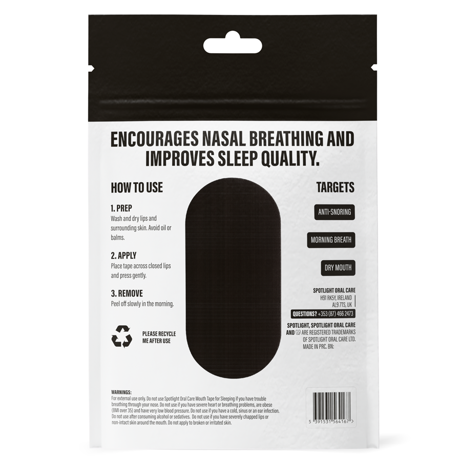 Spotlight Oral Care Mouth Tape Strips (30 Pack)