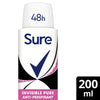 Sure 48 Hour Essential Protection Invisible Antiperspirant Deodorant 200ml