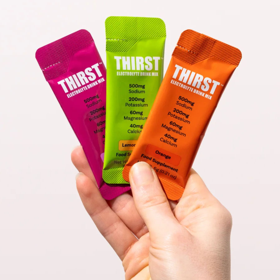 THIRST Electrolyte Drink Mixed Flavour Box (contains 30 x 5g Sachets)