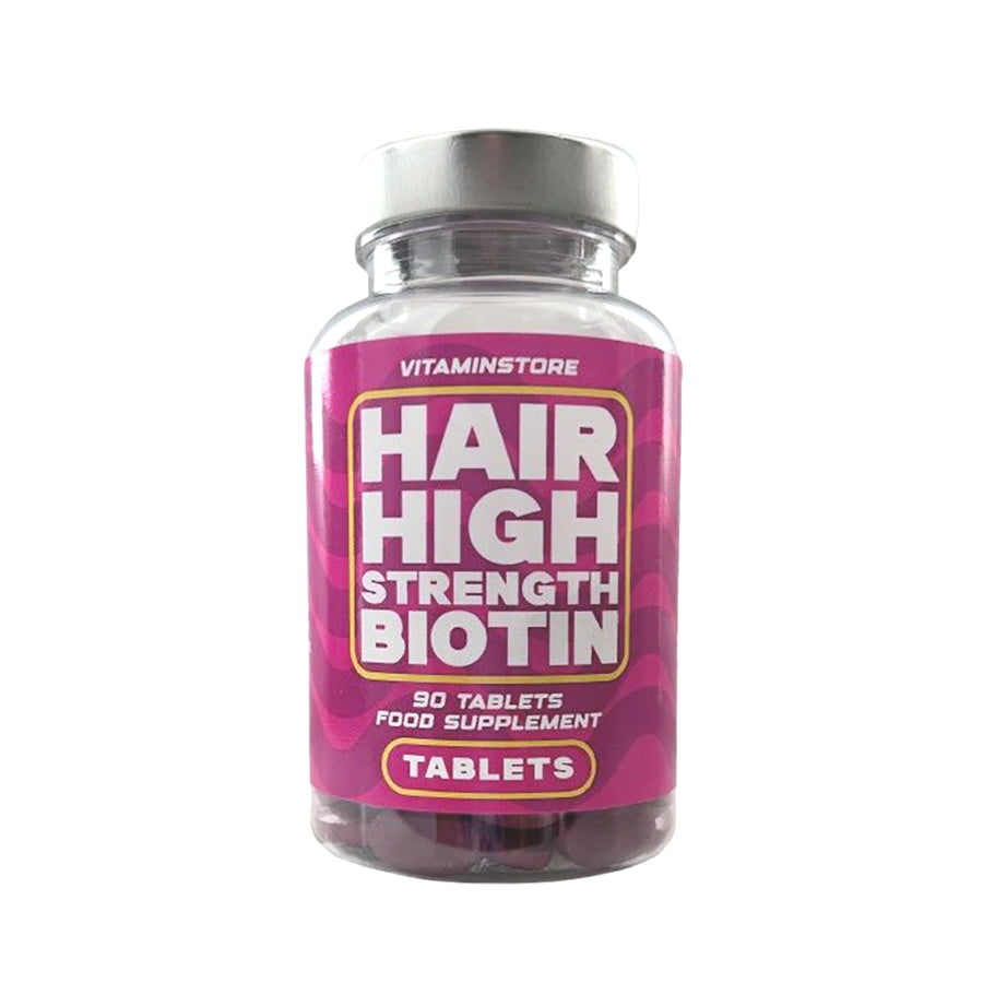 


      
      
      

   

    
 VitaminStore Hair High Strength Biotin 900µg Food Supplement (90 Tablets) - Price