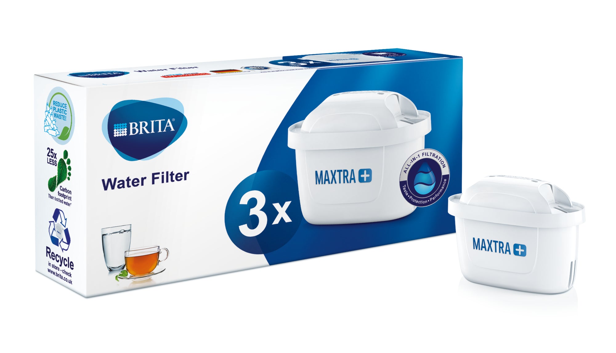 BRITA MAXTRA PRO Limescale Expert Water Filter Cartridge 3pk