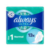 


      
      
      

   

    
 Always Ultra Size 1 Normal With Wings (13 Pack) - Price