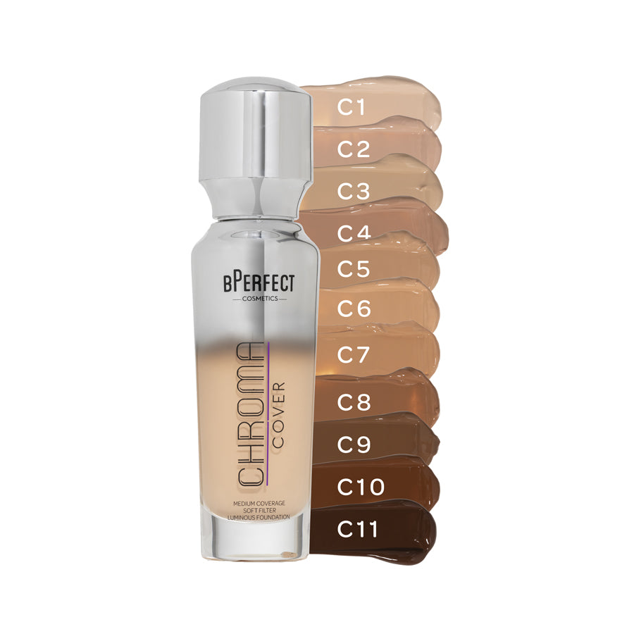 BPerfect Cosmetics Chroma Cover Foundation Luminous 30ml – Gordons Direct