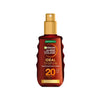 


      
      
        
        

        

          
          
          

          
            Garnier
          

          
        
      

   

    
 Ambre Solaire Ideal Bronze Protective Oil Spray SPF 20+ 150ml - Price