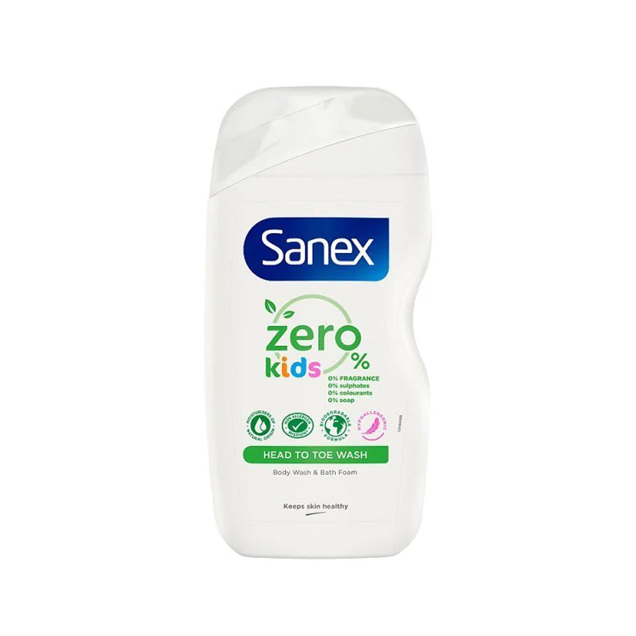 Sanex Zero% Kids Head to Toe 450ml