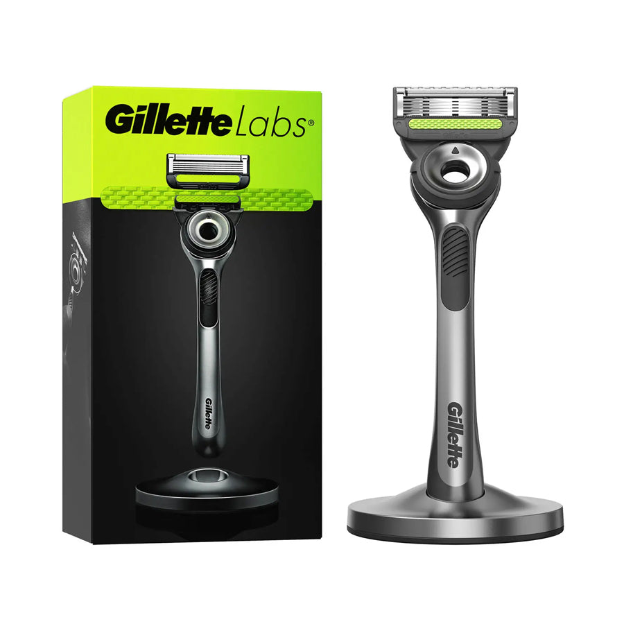 Gillette Stand Gillette Labs Exfoliating Razor with Magnetic Stand – Gordons Direct