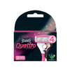 Wilkinson Sword Quattro for Women Replacement Shaving Blades (3 Pack)