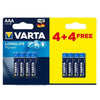 


      
      
      

   

    
 Varta Longlife Power Alkaline AAA Batteries (4 + 4 Free) - Price